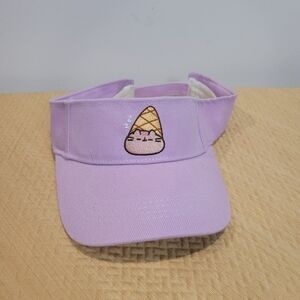 New Pusheen Purple Ice Cream Cat Visor Hat